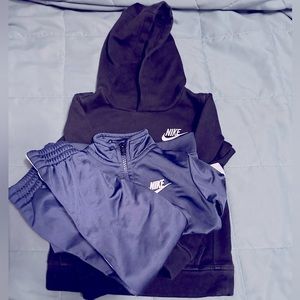3t Nike Sweatsuit and black Nike Hoodie
